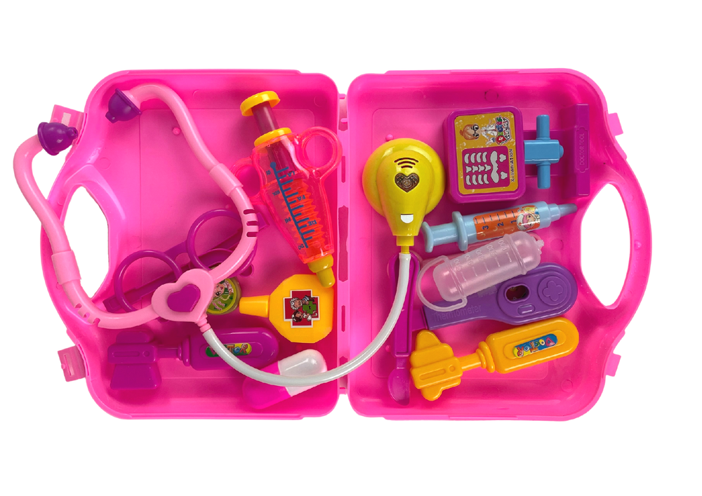 Little Doctor Set Case Pink Stethoscope