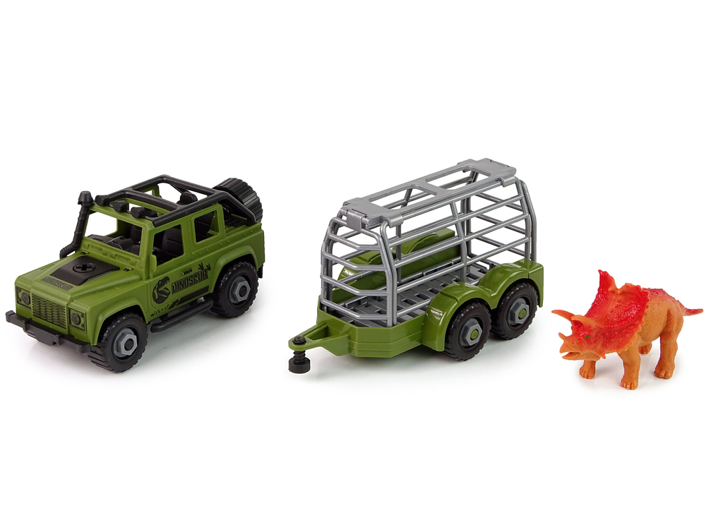 DIY Green Dinosaur Terrain Transporter Car