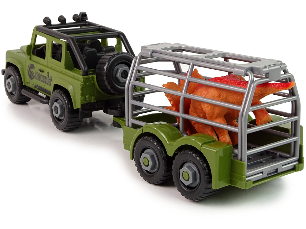 DIY Green Dinosaur Terrain Transporter Car