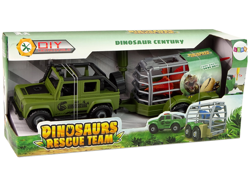 DIY Green Dinosaur Terrain Transporter Car