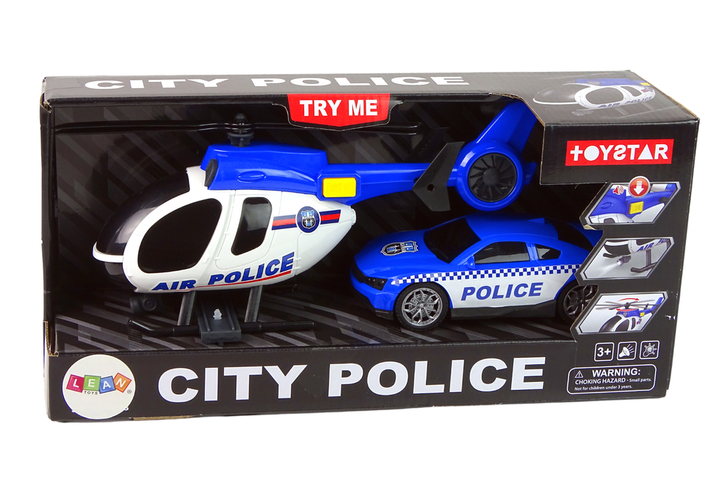 Helicopter Auto Police Vehicle Set Sound