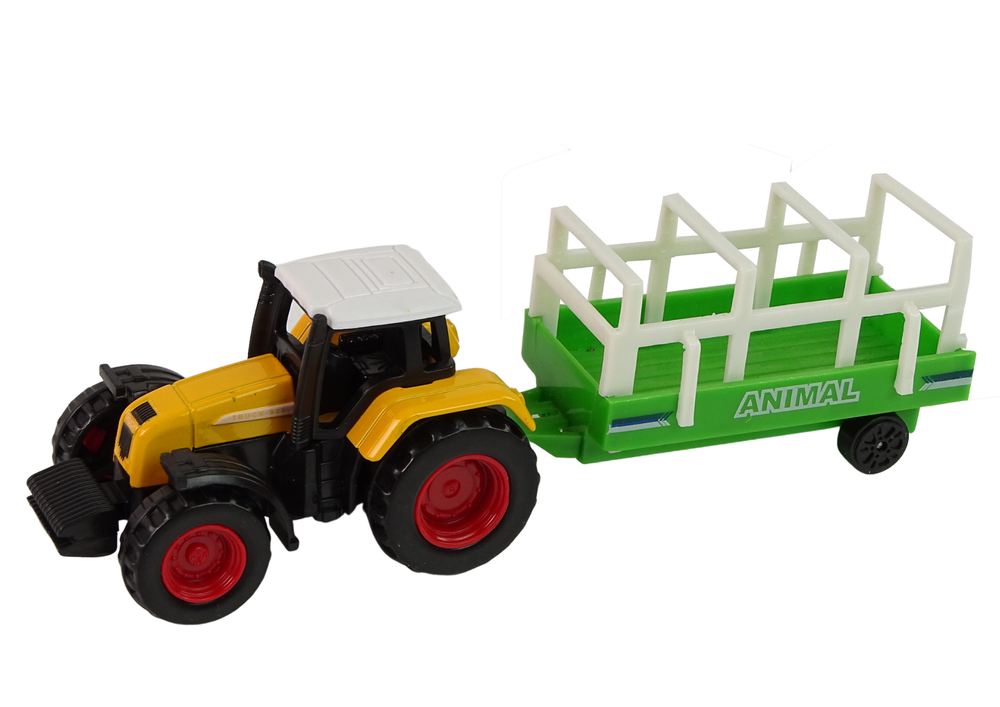 Farm Set Tractor Trailer Horse 1:64