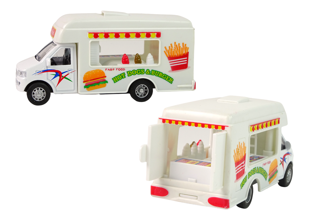 Auto Camper Ice Cream Shop Fast-Food Resorcs Friction Drive 2 Models