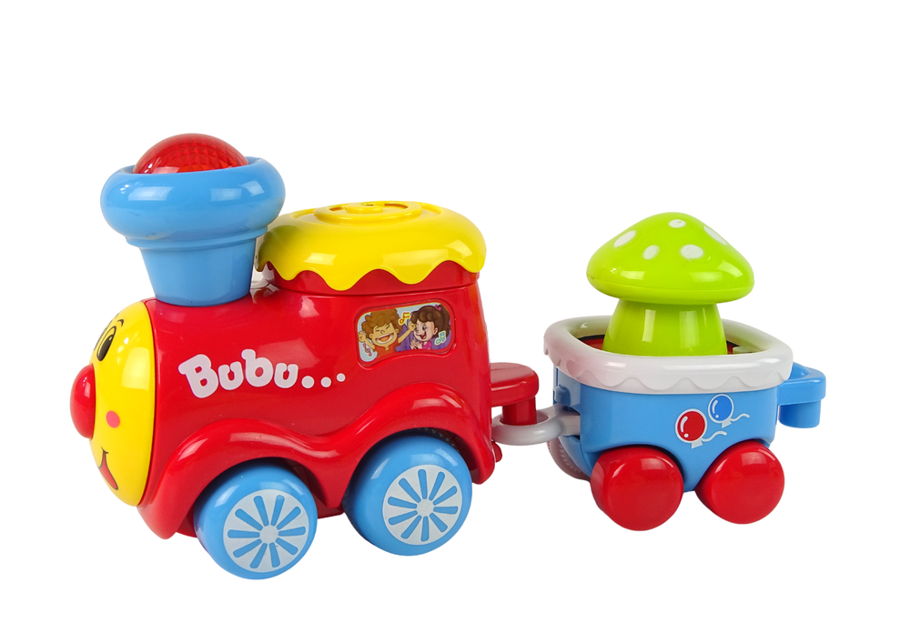 Colourful Educational Train for Toddlers  Light and sound effects