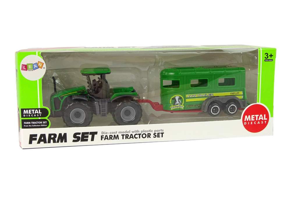 Tractor with Trailer Green