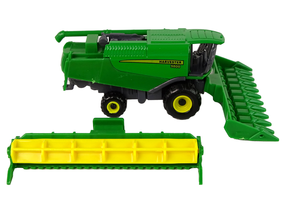 Farm Vehicle Combine with Seeder Green Yellow