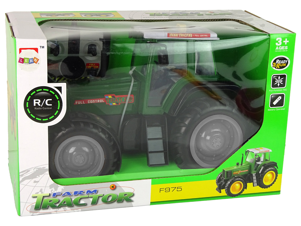 Green and black R/C Remote Controlled Tractor