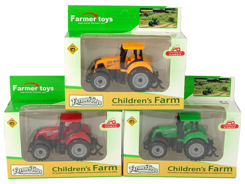 Farm Vehicle Tractor Farm Big Wheels 3 Colors