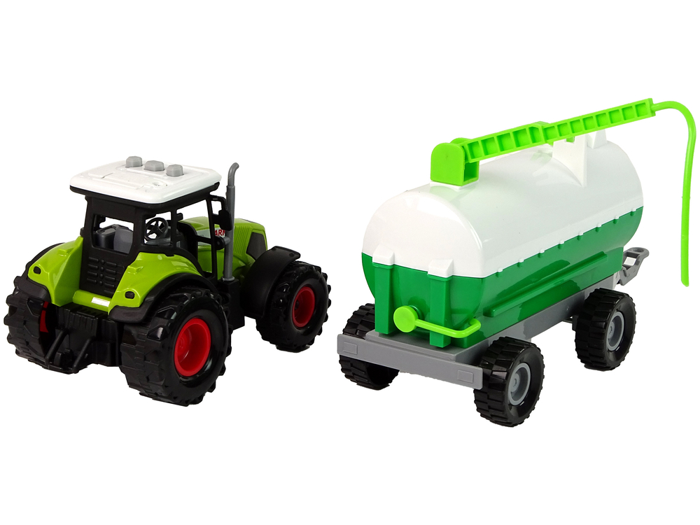 Tractor for Kids with Trailer Tank Car Farm