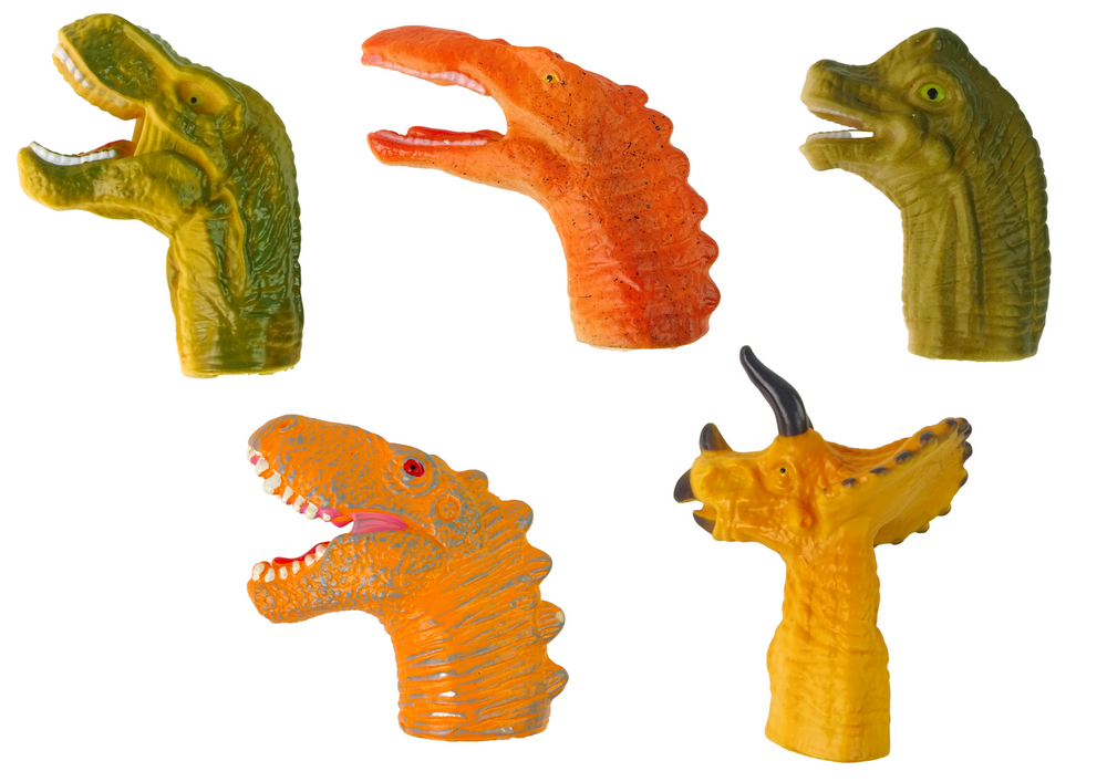 Finger Puppets Dinosaurs Animals 5 pcs.