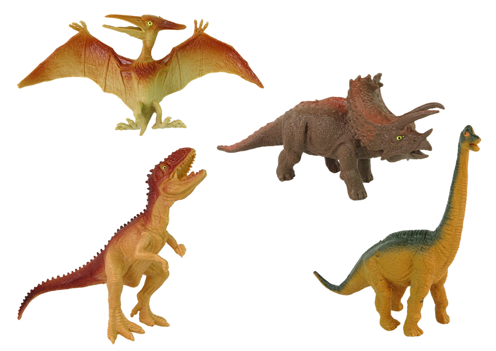 Set of Dinosaurs Figurines Accessories 8 Pieces.