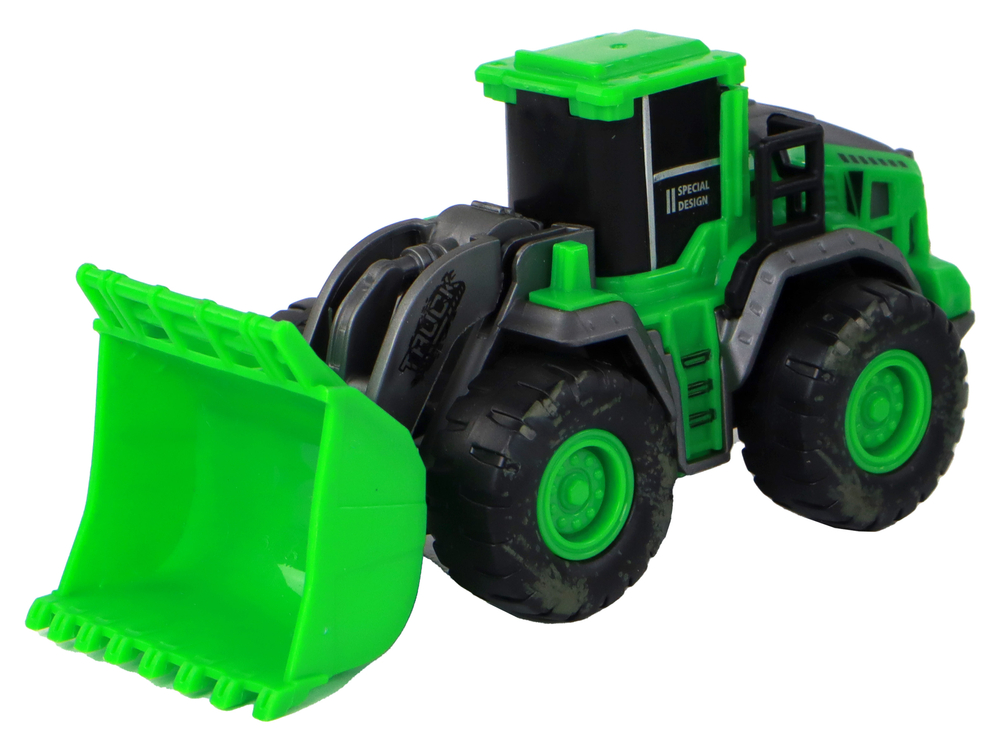 Farm Vehicle Set Green Tractors 4 Pieces