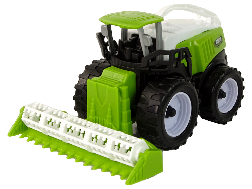 Farm Vehicle Set Green Tractors 4 Pieces