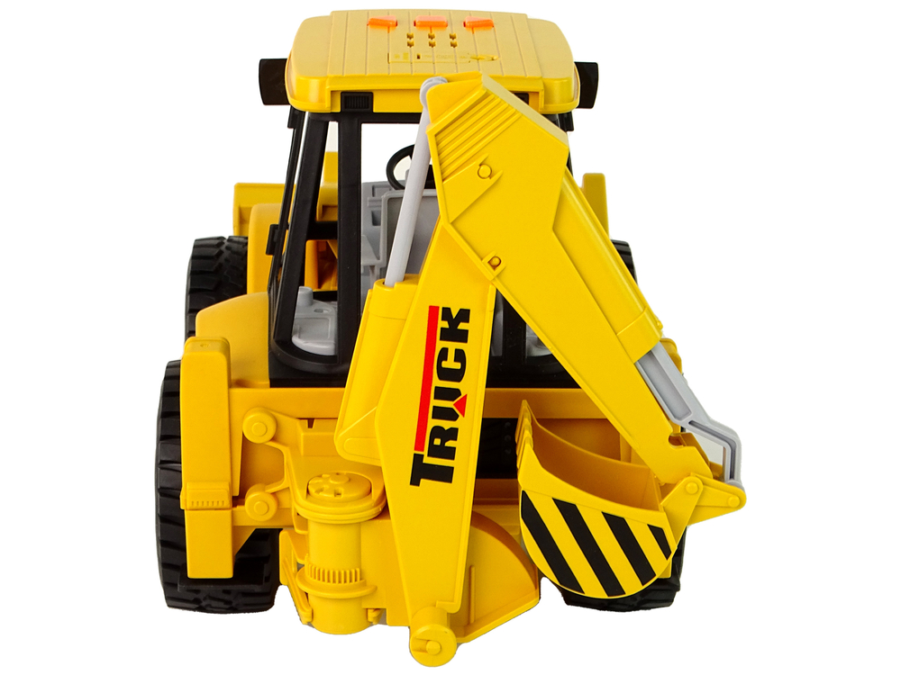 Excavator Tractor With Friction Drive Sound Yellow