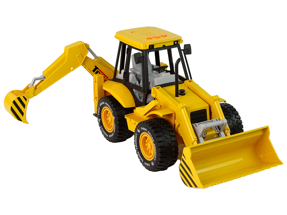 Excavator Tractor With Friction Drive Sound Yellow