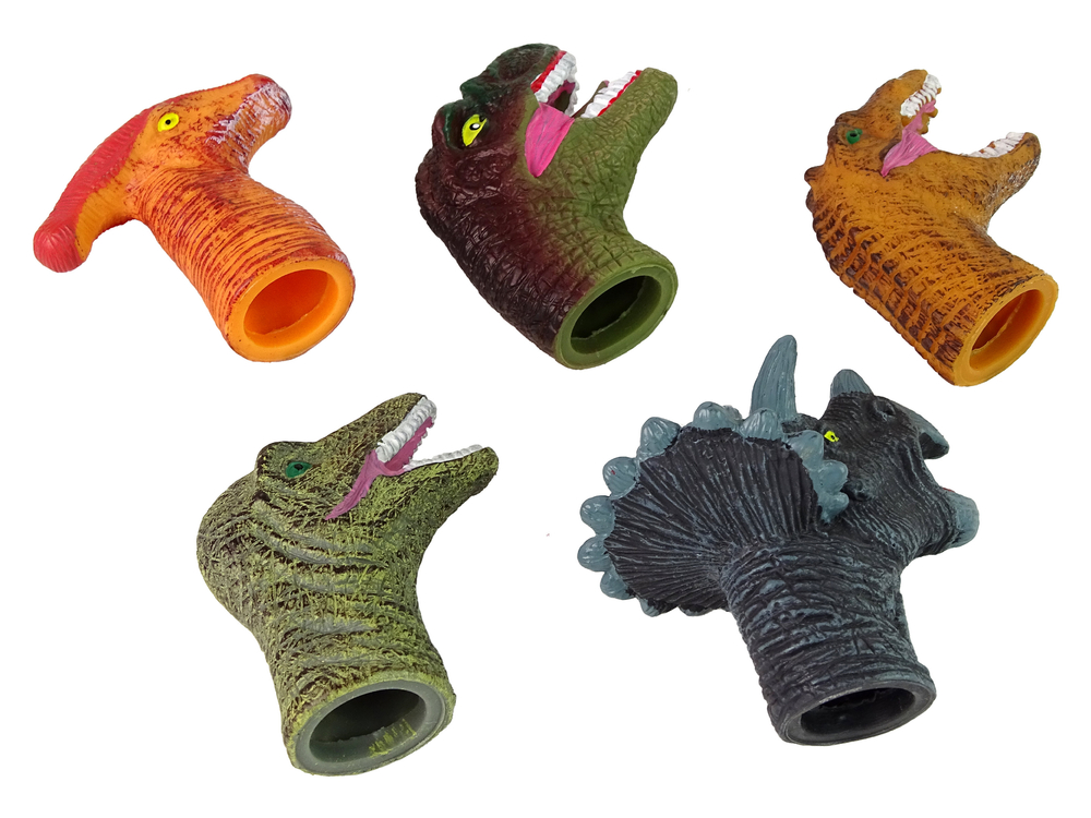 Finger Puppets Dinosaurs Colorful 5 Pieces