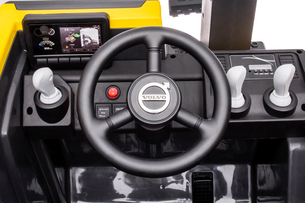 Bērnu elektriskais traktors Volvo DK-VE888 Yellow