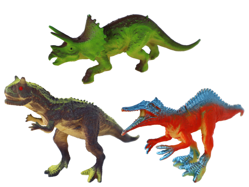 Set of 6 Dinosaur Figures and Accessories