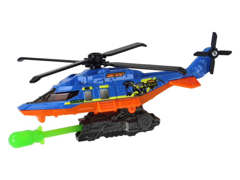 Helicopter Dinosaurs Vehicle Set 6 Colorful Pcs