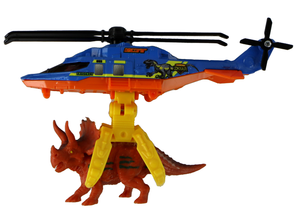 Helicopter Dinosaurs Vehicle Set 6 Colorful Pcs