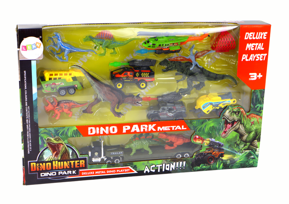 Helicopter Dinosaurs Vehicle Set 8 Colorful Pcs