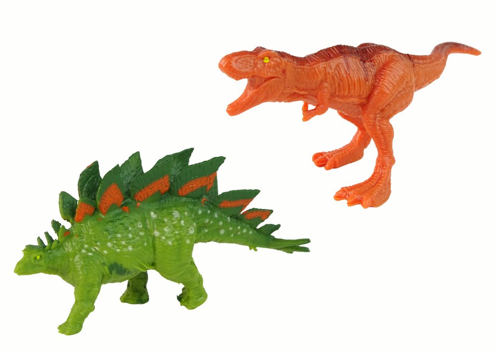 Dinosaurs Figures Set Car Rocket Green