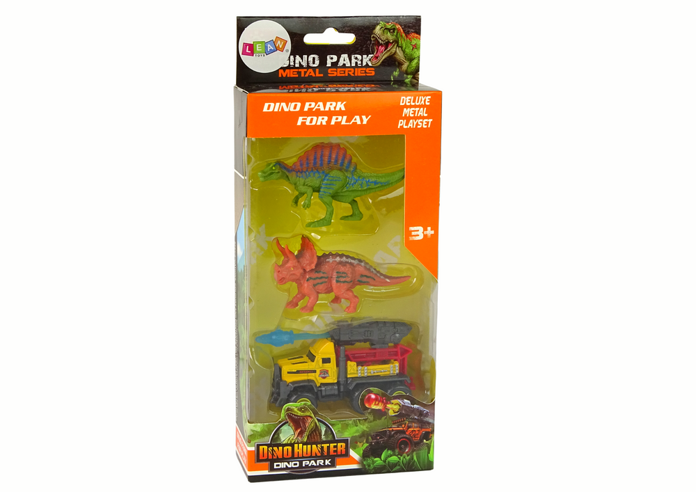 Dinosaurs Figures Car With Rocket Set