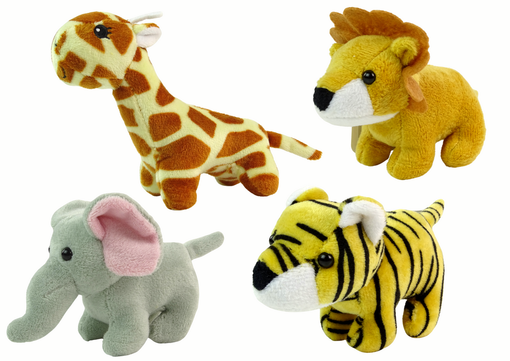 Mini Plush Animal 4 Models