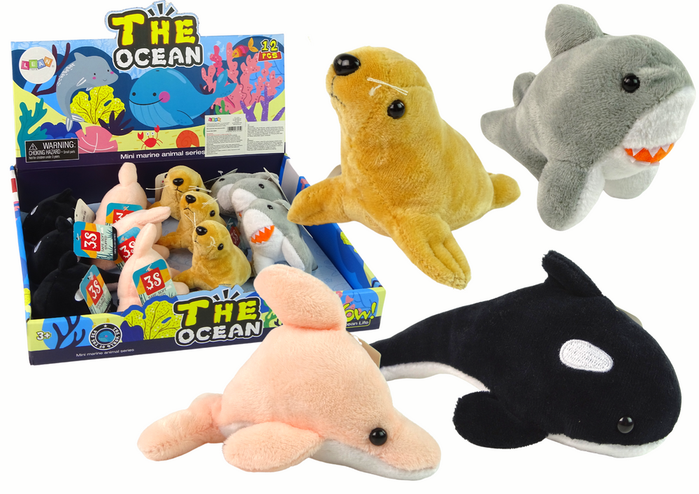 Mini Plush Sea Animals 4 Models