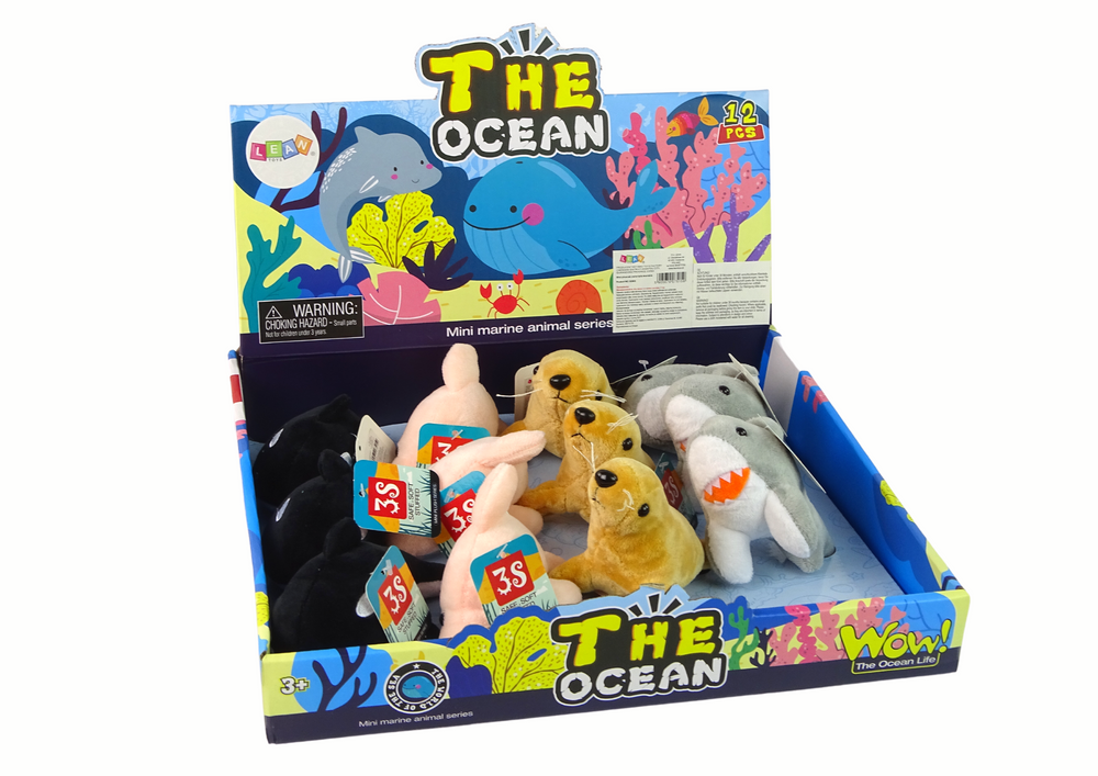 Mini Plush Sea Animals 4 Models