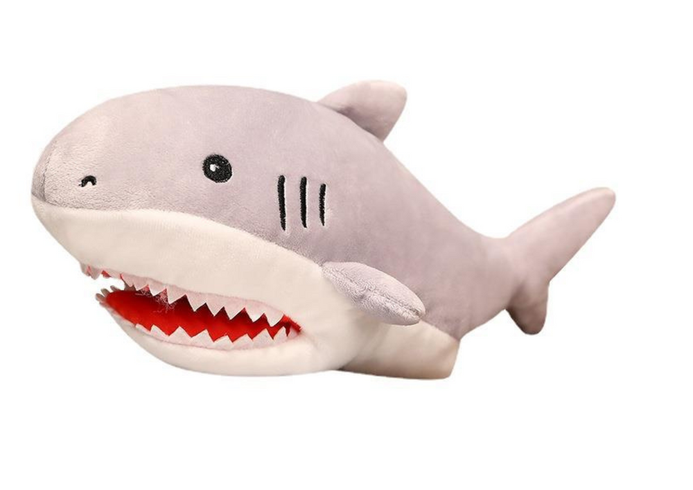 Plush Shark Puppet Mascot 30 cm