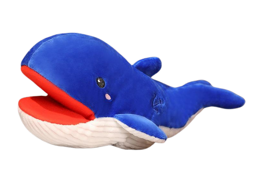 Plush Mascot Blue Whale Puppet 30 cm