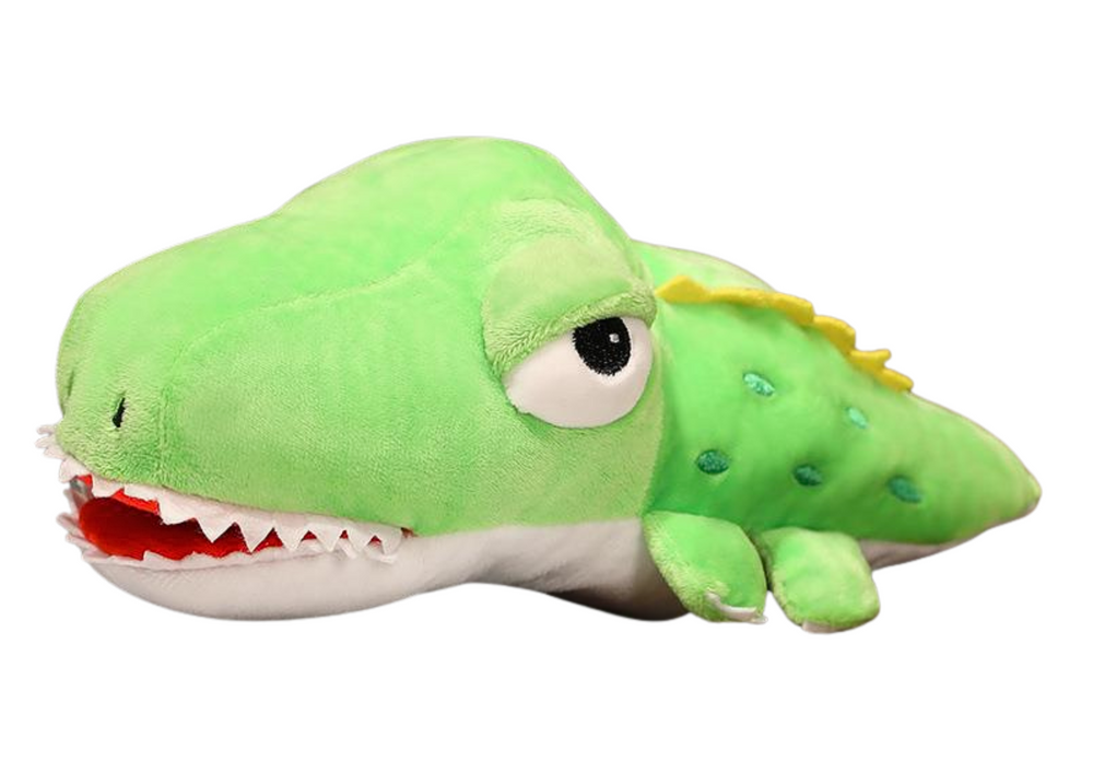 Plush Green Crocodile Mascot Puppet 30 cm