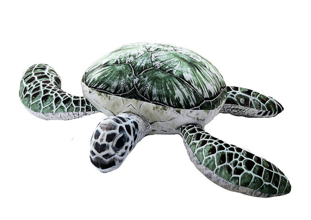 Plush Sea Turtle Mascot 35 cm