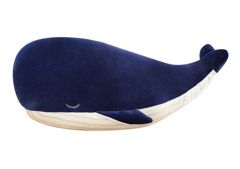 Plush Mascot Whale Navy Blue 25 cm