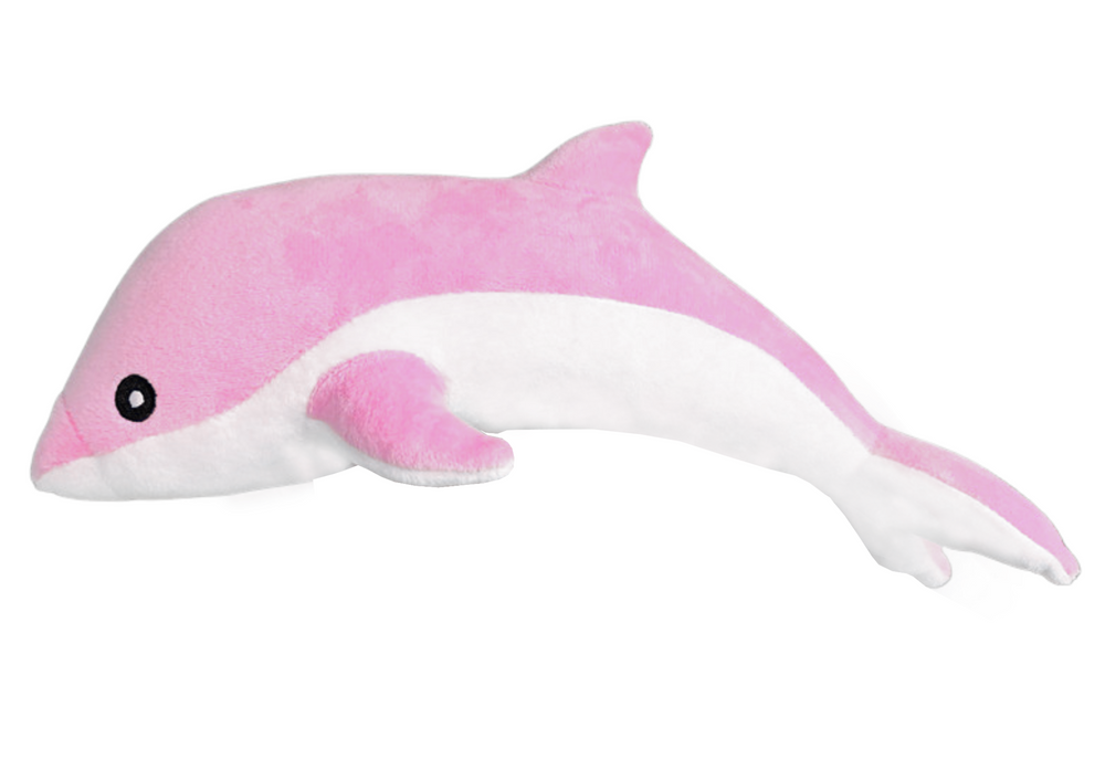 Pink dolphin plush mascot 30 cm