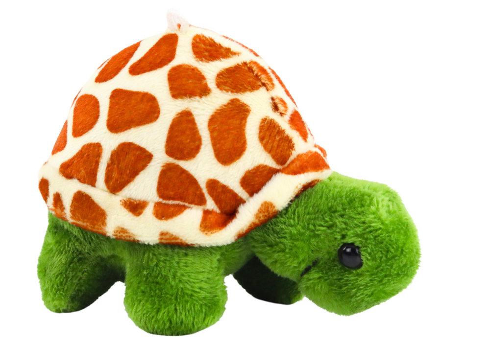 Plush Turtle 10 cm Brown Mascot Keychain