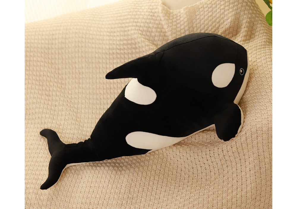 Plush Orca Mascot Cuddly 40cm Black