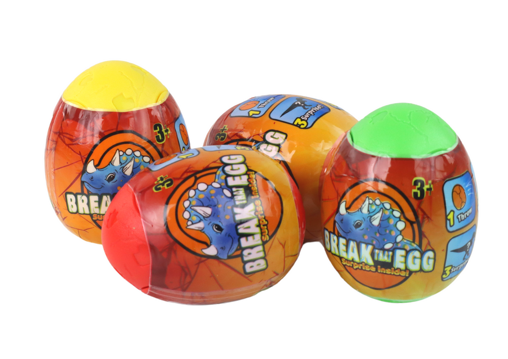 Cracking Dinosaur Egg Draw Colorful Shell 12 pcs.