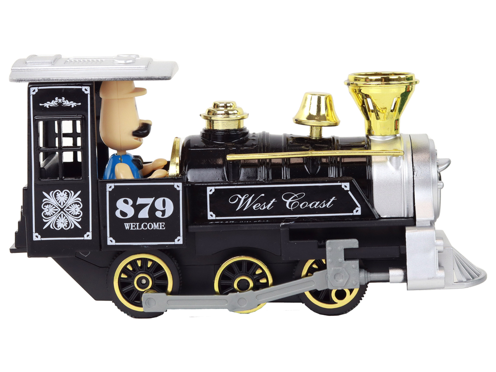 Motorized Locomotive Steam Locomotive Train Mix Aluminum Sound Lights