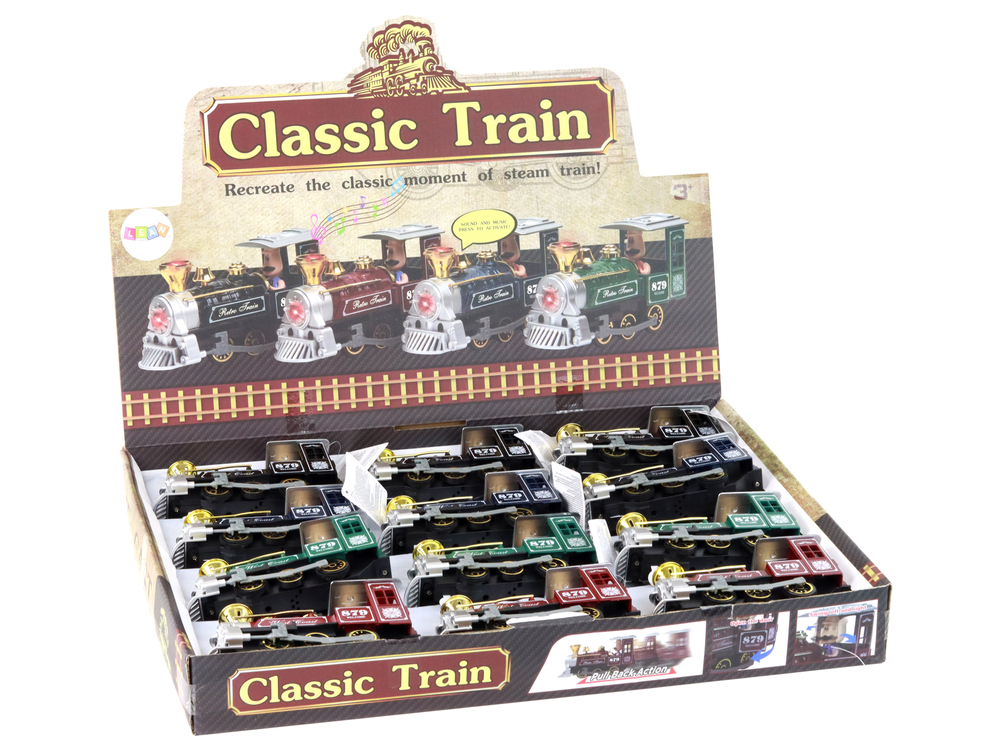 Motorized Locomotive Steam Locomotive Train Mix Aluminum Sound Lights