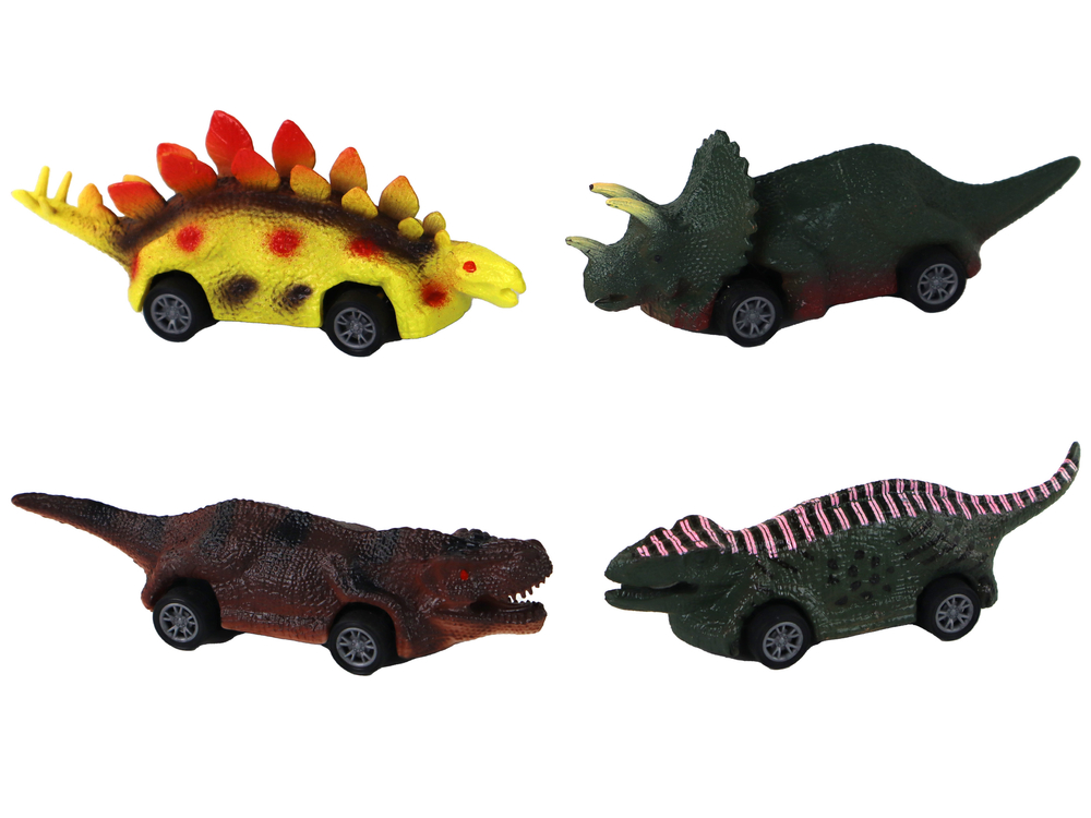 Set of springs, Dinosaurs, Colorful cars, 8 pieces