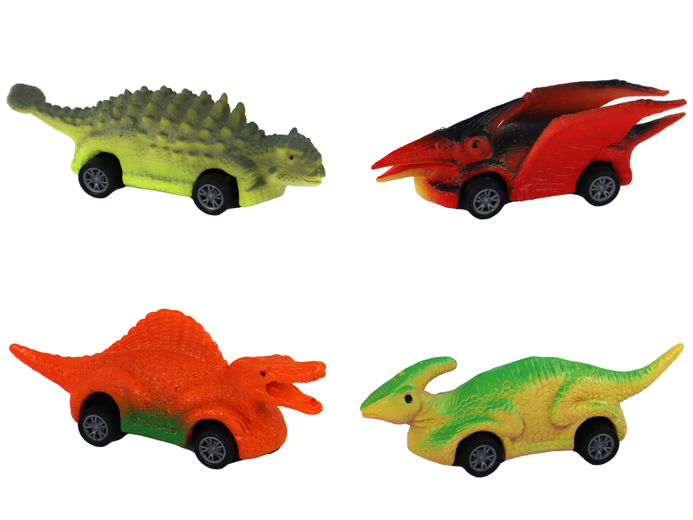 Set of springs, Dinosaurs, Colorful cars, 8 pieces