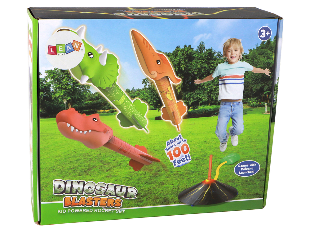 Volcano Launcher Rocket Dinosaurs Game At Home And Backyard