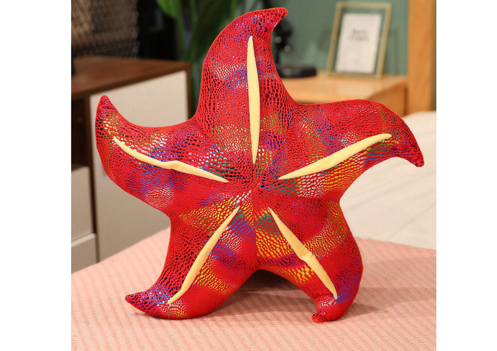 Mascot Plush Starfish Red Pillow 20 cm