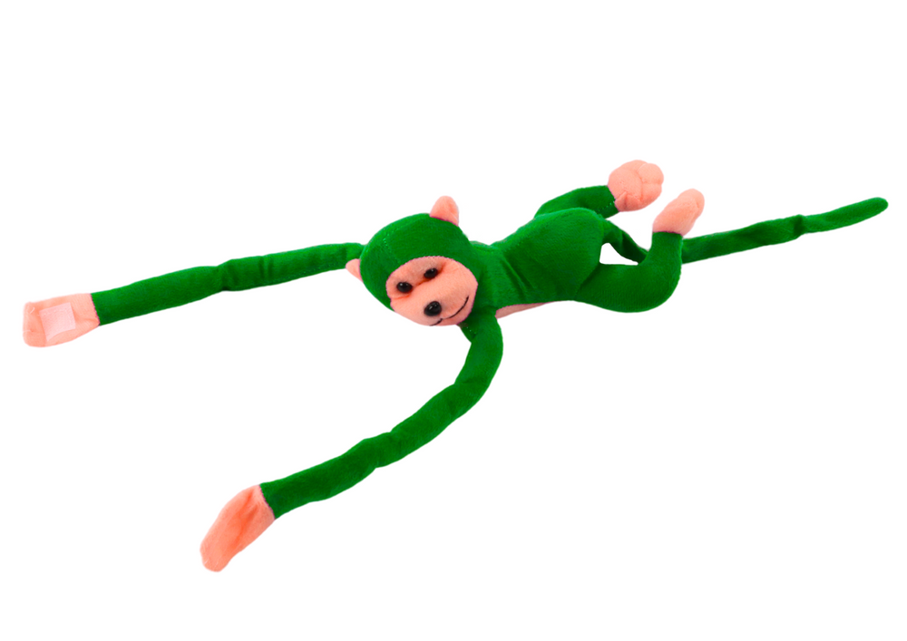 Plush Monkey Mascot with Sound, Green 60 cm