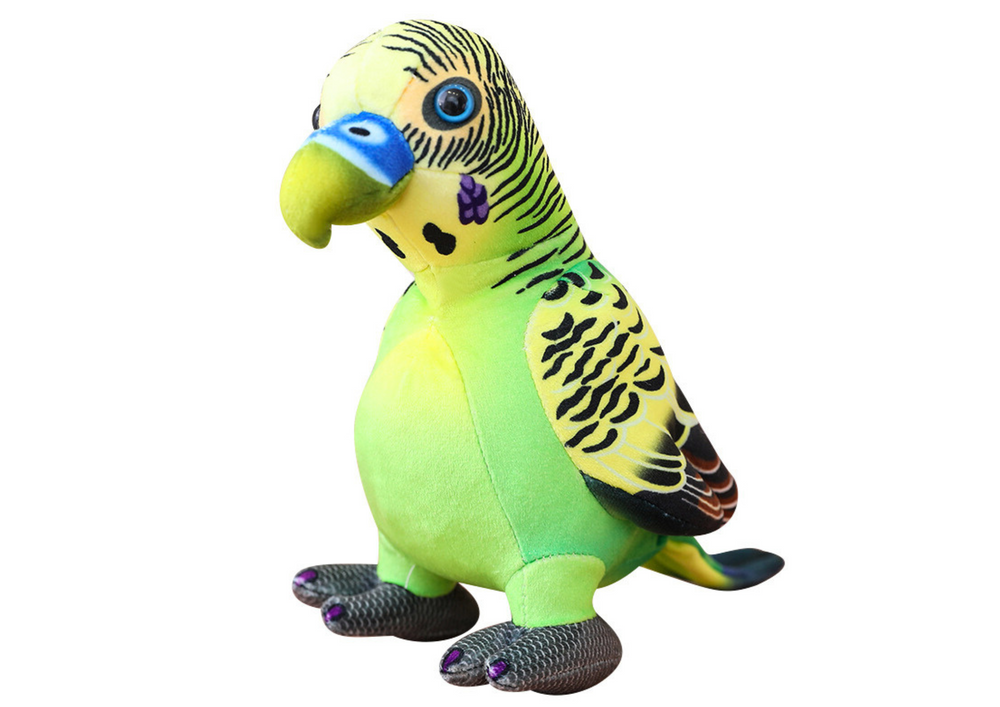 Plush Green Parrot Mascot 20 cm