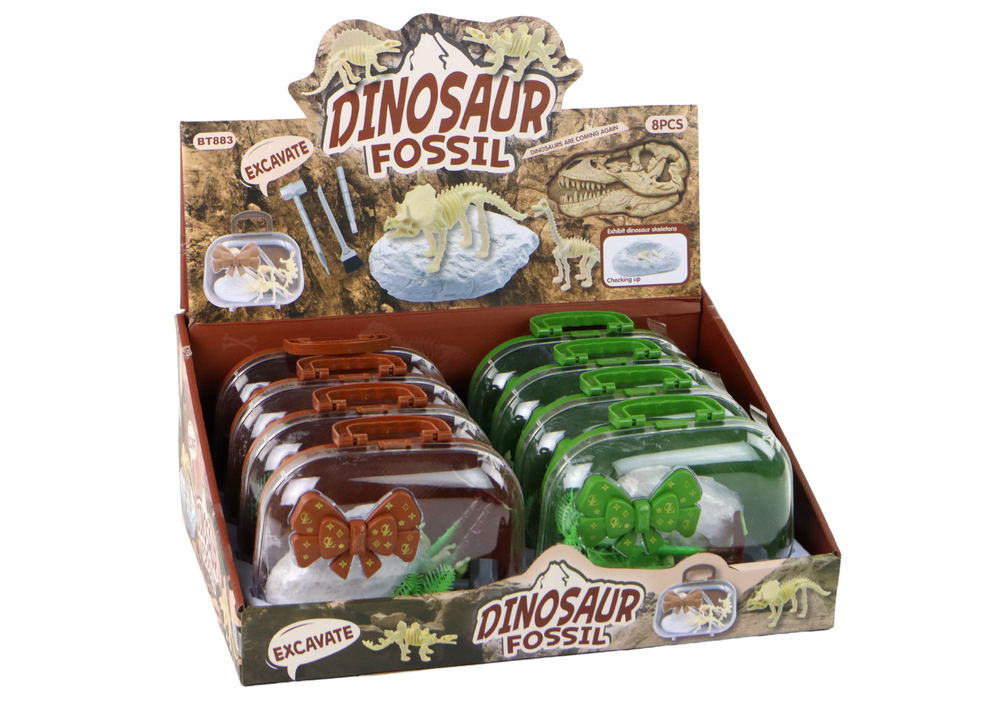 Archaeologist Excavation Set Dinosaurs In Suitcase Explorer