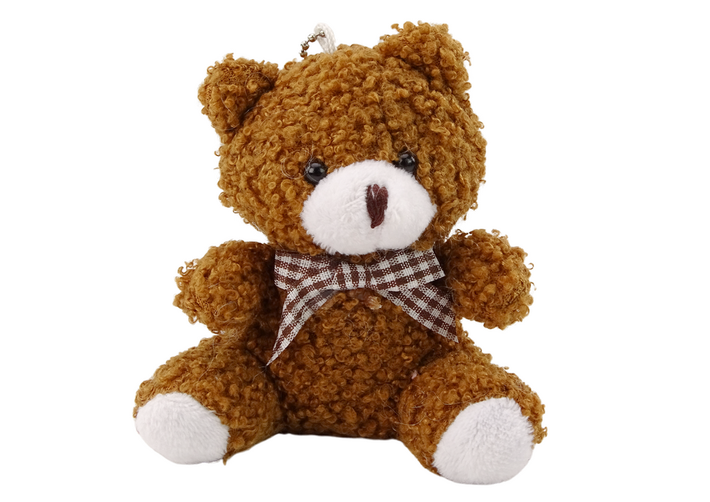 Plush Brown Little Teddy Bear Cuddly Mascot Keychain 10cm