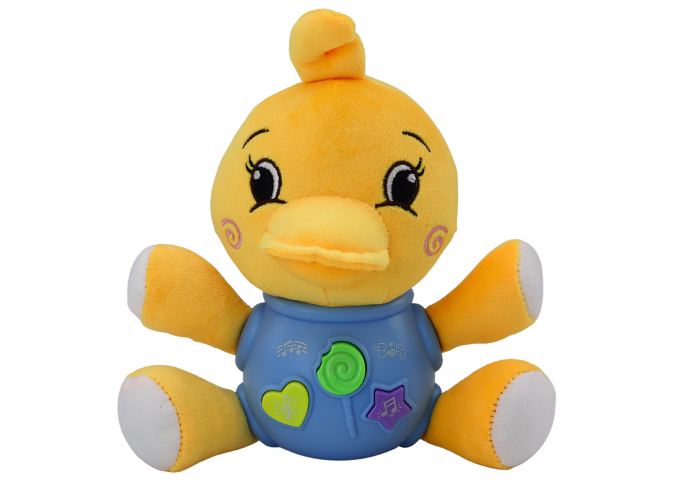 Plush Duck Interactive Plush Yellow Playing 19 cm